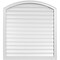 Ekena Millwork Arch Top Surface Mount PVC Gable Vent: Non-Functional, w/2"W x 1-1/2"P Brickmould Frame, 38"W x 40"H GVPAR38X4002SN - alternate 1